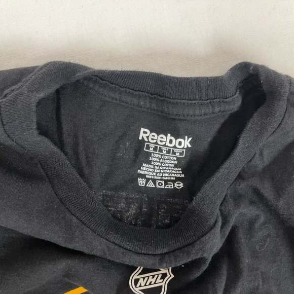 Reebok Patrice Bergeron Boston Bruins Jersey T Shirt NHL Hockey Black Size M - Picture 4 of 5